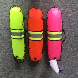 吉利水肺潜水充气浮标信号浮球+潜水旗自由潜水装备