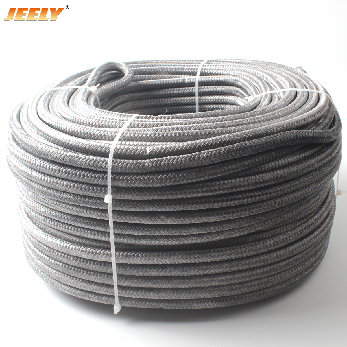 300m 10mm UHMWPE 纤维芯带聚酯护套锚牵引绳绞车绳
