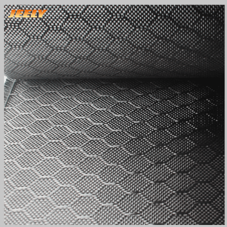 黑色 3K 240gsm 0.30mm 六角蜂窝碳纤维布
