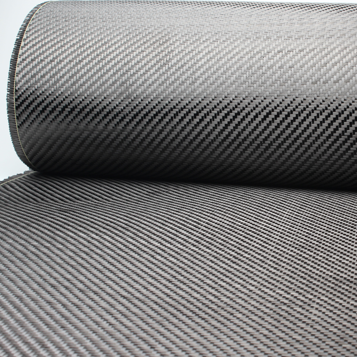 建筑加固 3K 45 度斜纹编织碳纤维布用于汽车扰流板建筑